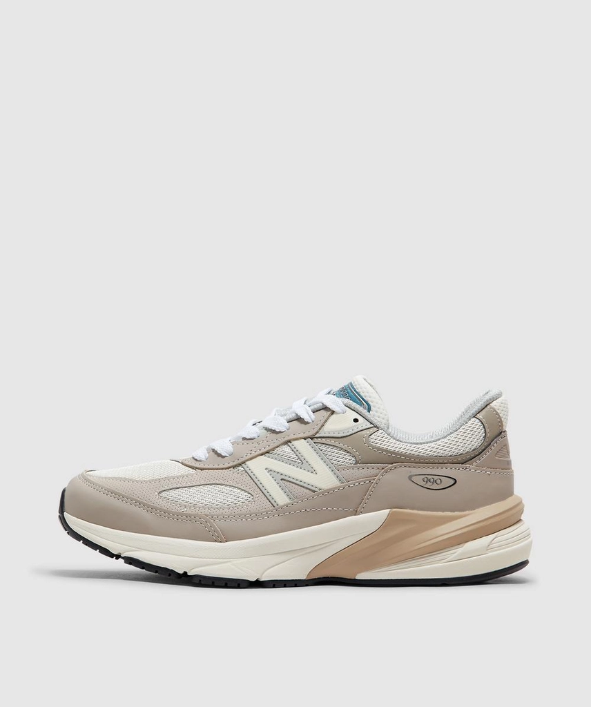 New Balance Mius 990V6 Sneaker (Beige/White - 8) - Size 8 - Men's